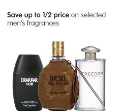 Save up to 1/2 price on selected fine fragrance
